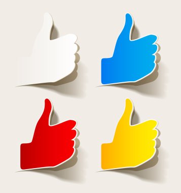 çıkartmalar şeklinde seviyorum