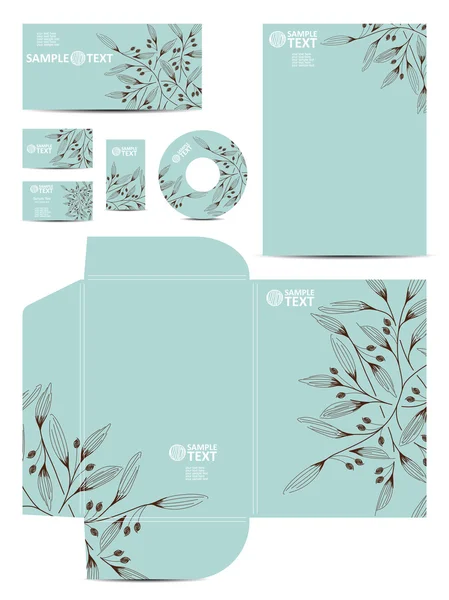 Stationery set — Stock Vector