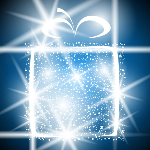 Різдво Подарункова коробка — стоковий вектор