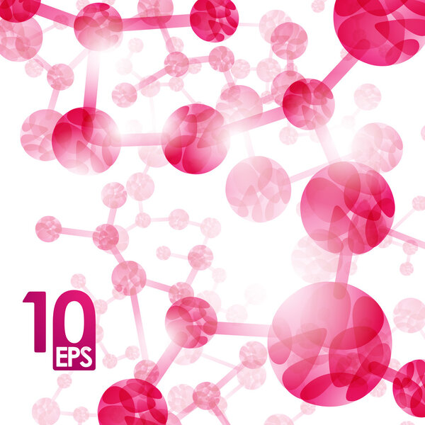 Dna molecule, abstract background