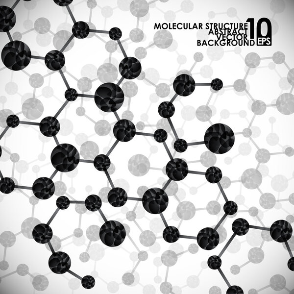 Molecular structure background