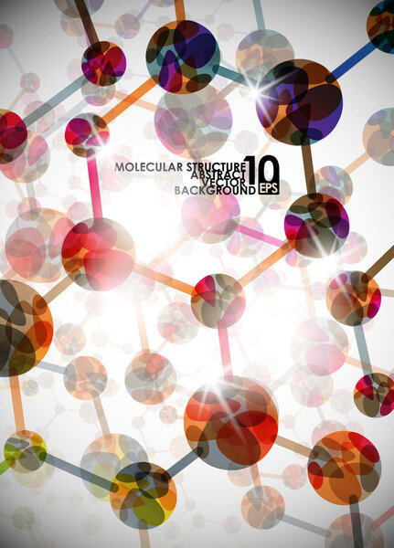 Molecular structure background