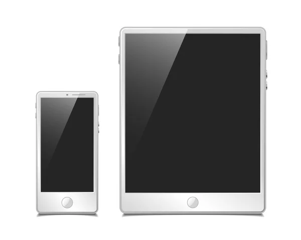 Tableta y smartphone — Vector de stock