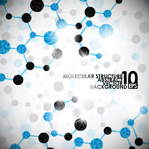 Molecular structure background