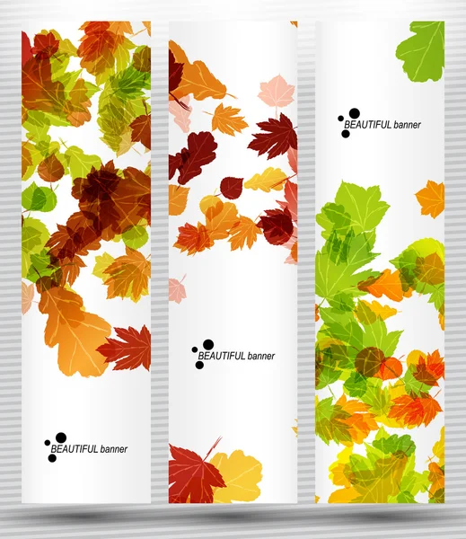 Herfst banner — Stockvector