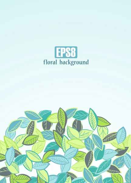 Fundo floral — Vetor de Stock