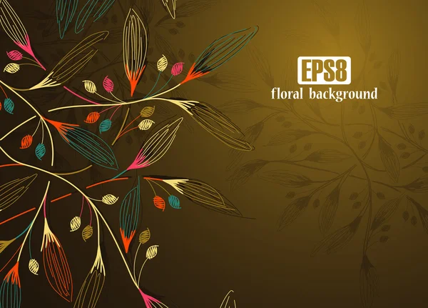 Floral background — Stock Vector