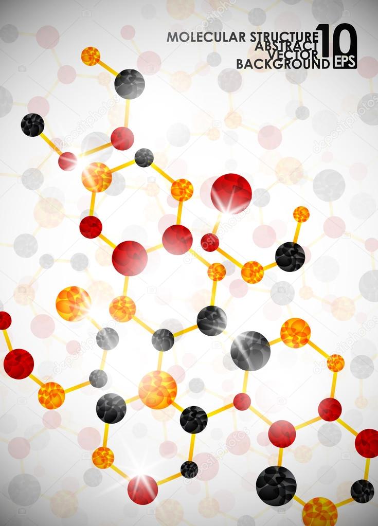 Molecular structure background