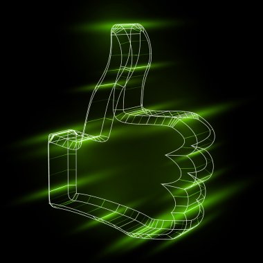 sembolü olarak 3d stil gibi soyut