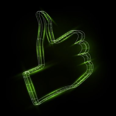 sembolü olarak 3d stil gibi soyut