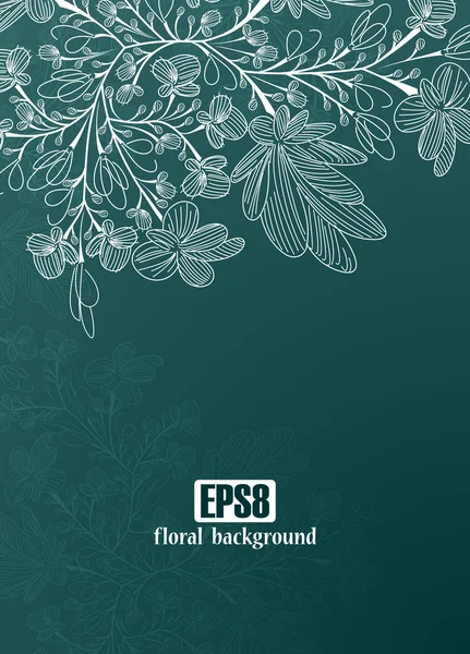 Floral background — Stock Vector