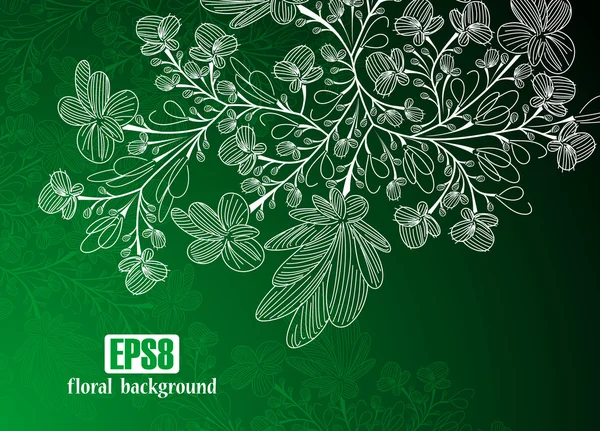 Floral background — Stock Vector