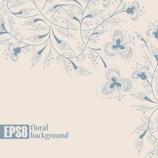 Floral background — Stock Vector