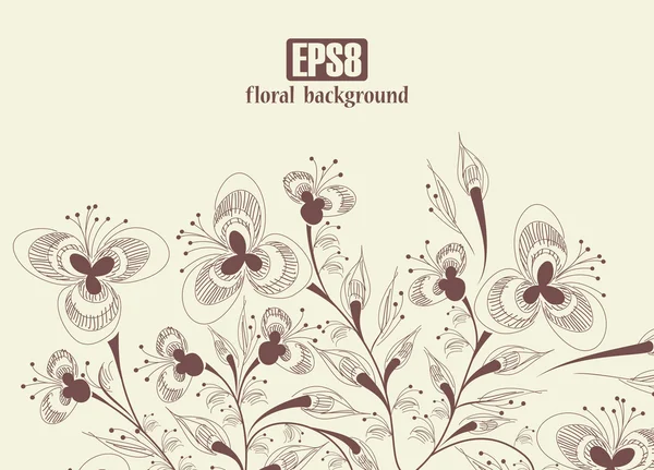 Floral background — Stock Vector