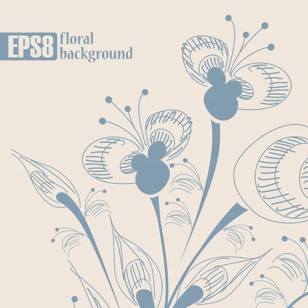 Fundo floral —  Vetores de Stock