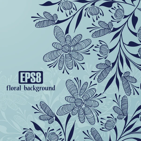 Floral background — Stock Vector