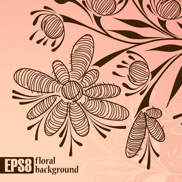 Floral background — Stock Vector