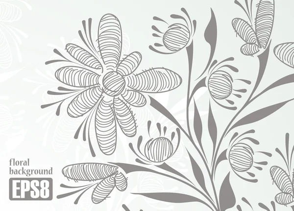 Fundal floral — Vector de stoc