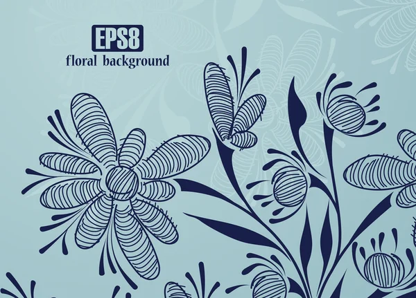 Fundal floral — Vector de stoc