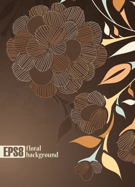 Floral background — Stock Vector