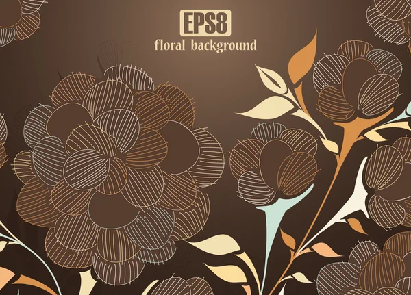 Floral background — Stock Vector