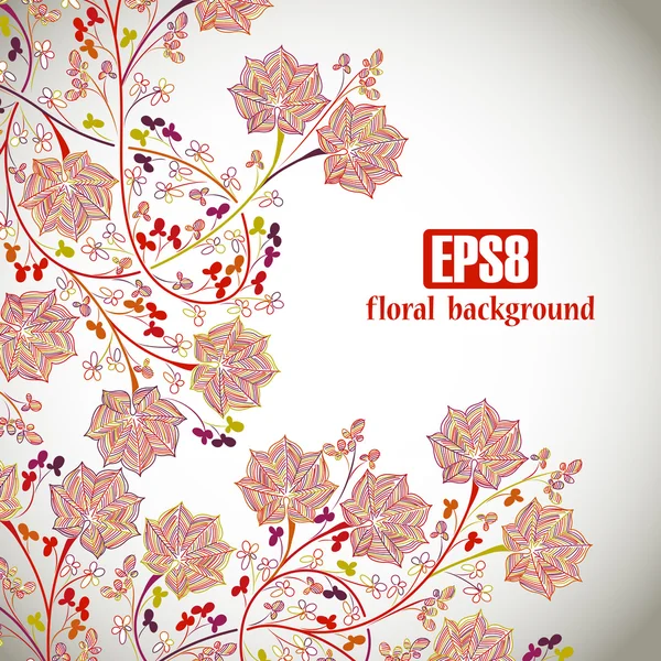 Floral background — Stock Vector