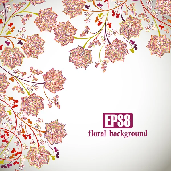 Floral background — Stock Vector