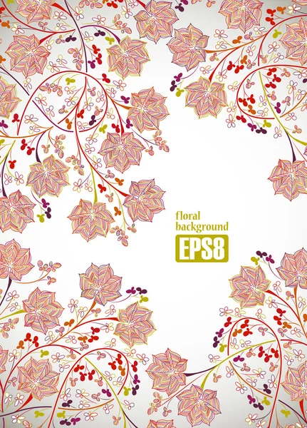 Floral background — Stock Vector