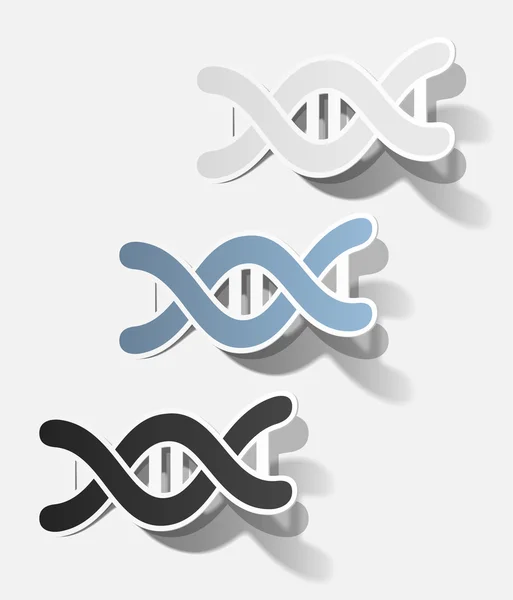 Molecuul sticker — Stockvector