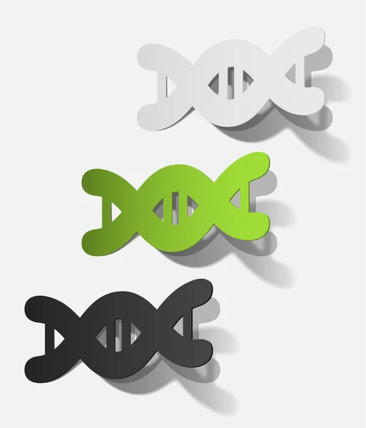 Molecuul sticker — Stockvector