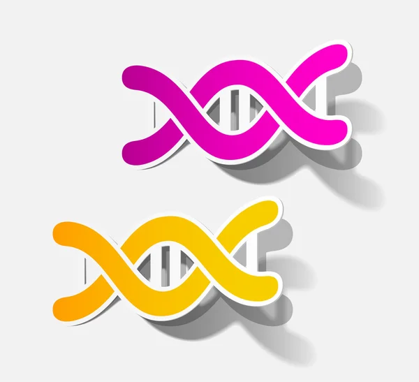 Molecuul sticker — Stockvector