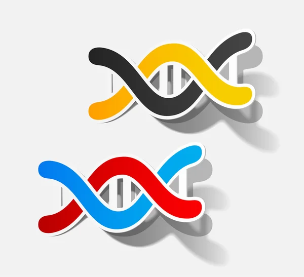 Molecuul sticker — Stockvector