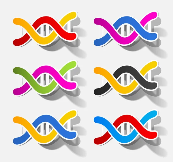 分子贴纸 — 图库矢量图片