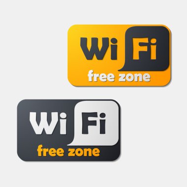 serbest bölge wi-fi, sticker