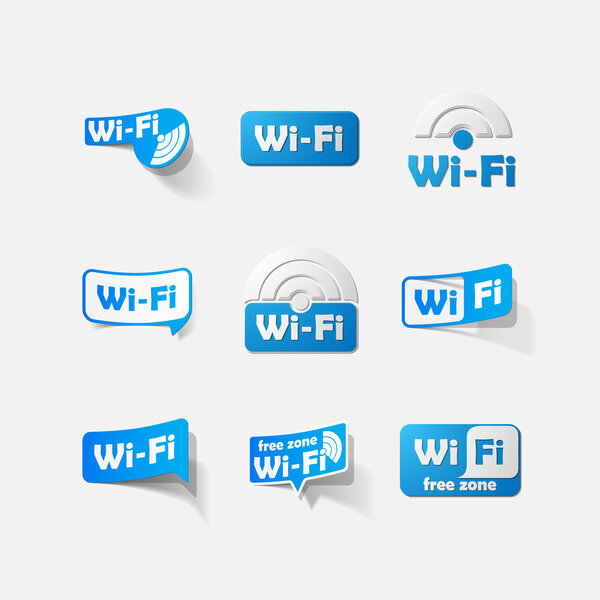 Free Zone wi-fi, sticker