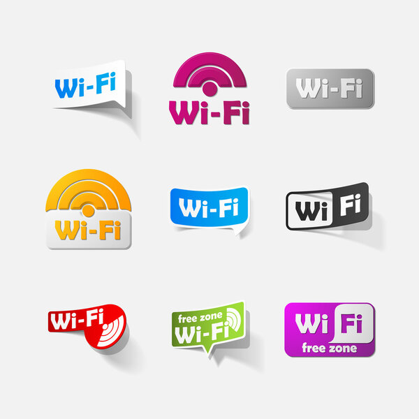 Free Zone wi-fi, sticker
