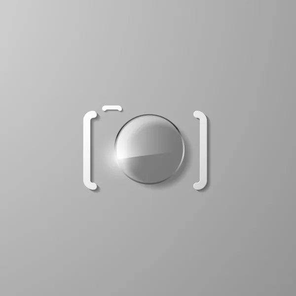 Foto camera pictogram — Stockvector