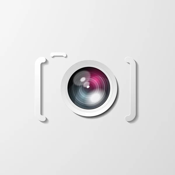 Foto camera pictogram — Stockvector