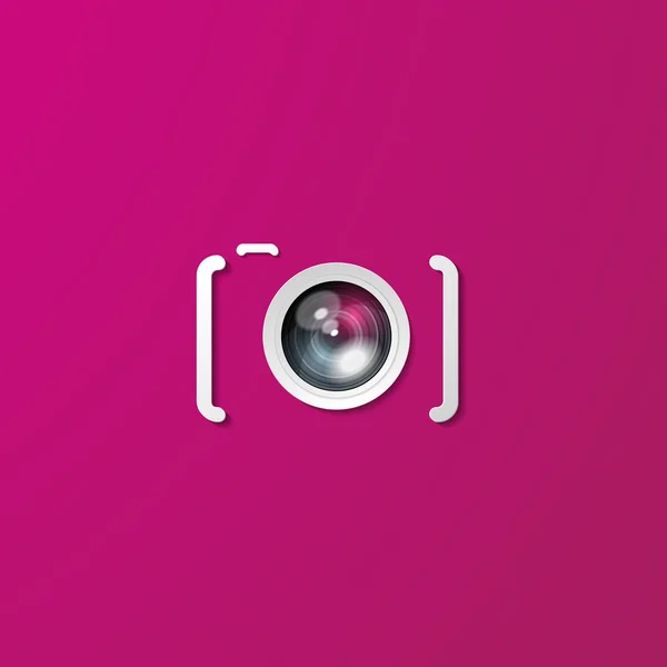 Foto camera pictogram — Stockvector