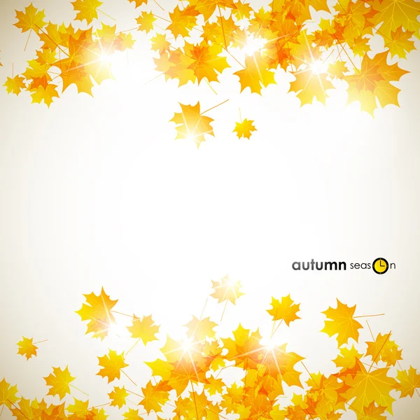 Fondo de otoño — Vector de stock