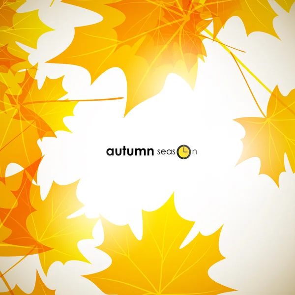 Autumn background — Stock Vector