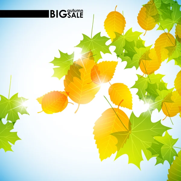 Autumn background — Stock Vector