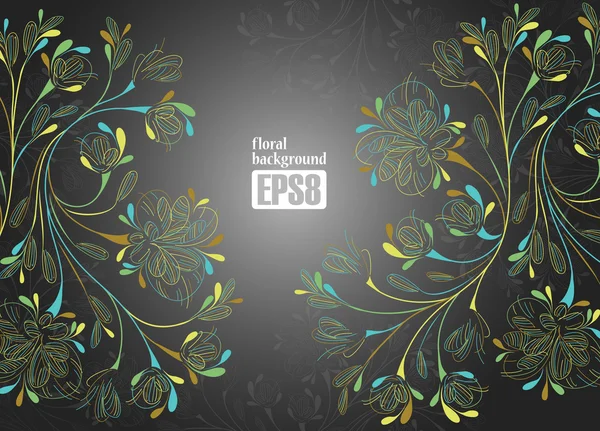 Floral background — Stock Vector