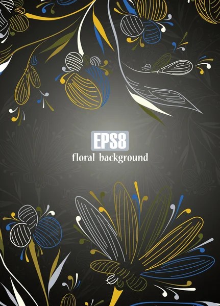 Floral background — Stock Vector