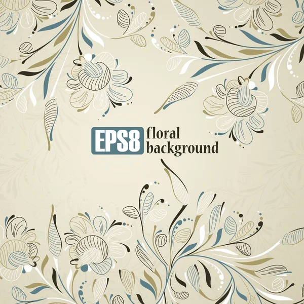 Floral background — Stock Vector