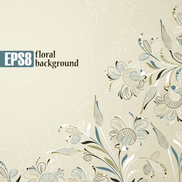 Floral background — Stock Vector