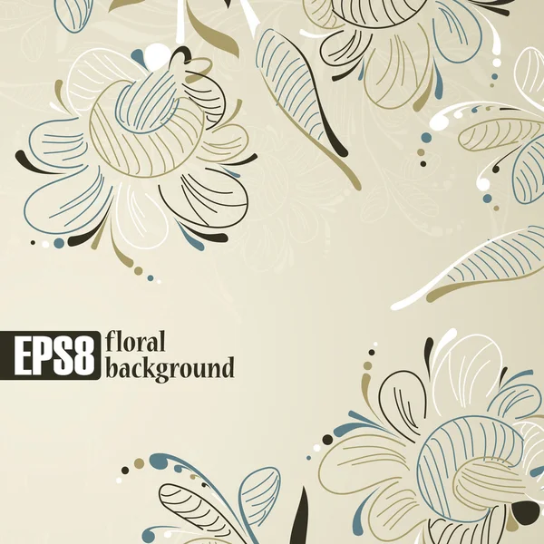 Floral background — Stock Vector