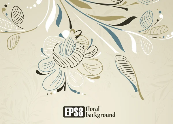 Floral background — Stock Vector