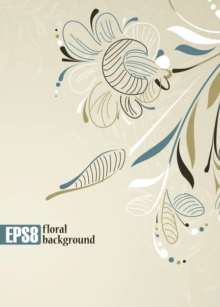 Floral background — Stock Vector