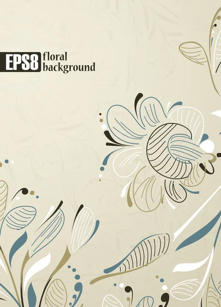 Floral background — Stock Vector